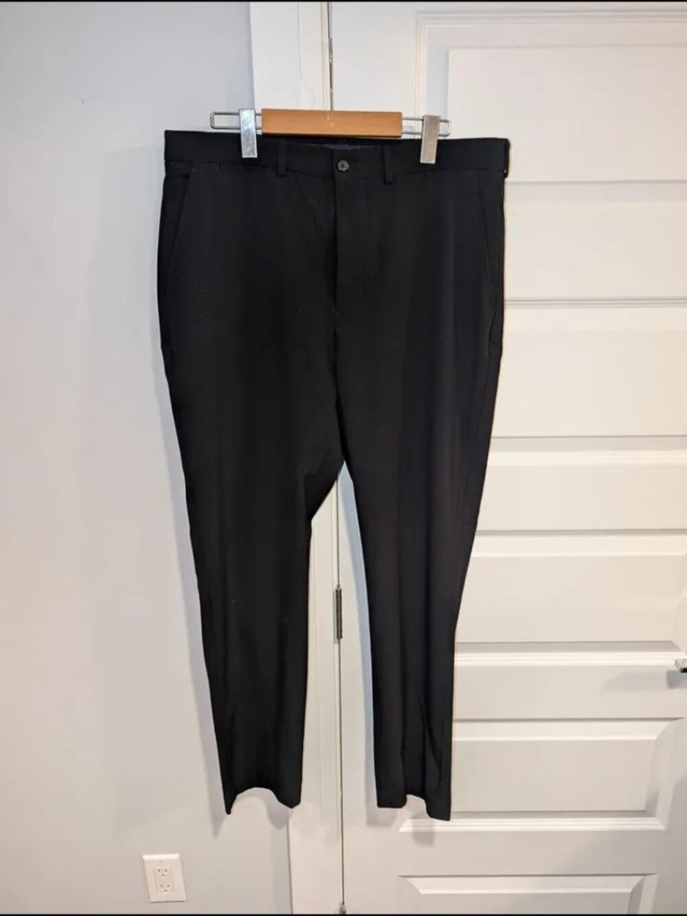 Robert Graham Black Men's Dress Pants 34x30